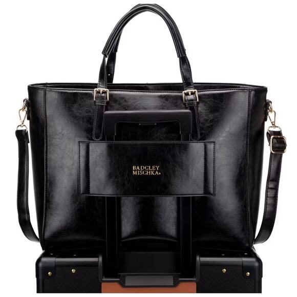 Badgley Mischka Julia Tote Weekender Bag - Vegan Leather - Picture 2 of 11